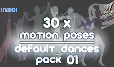 30x Motion Poses — Default-Dances-Pack 01  