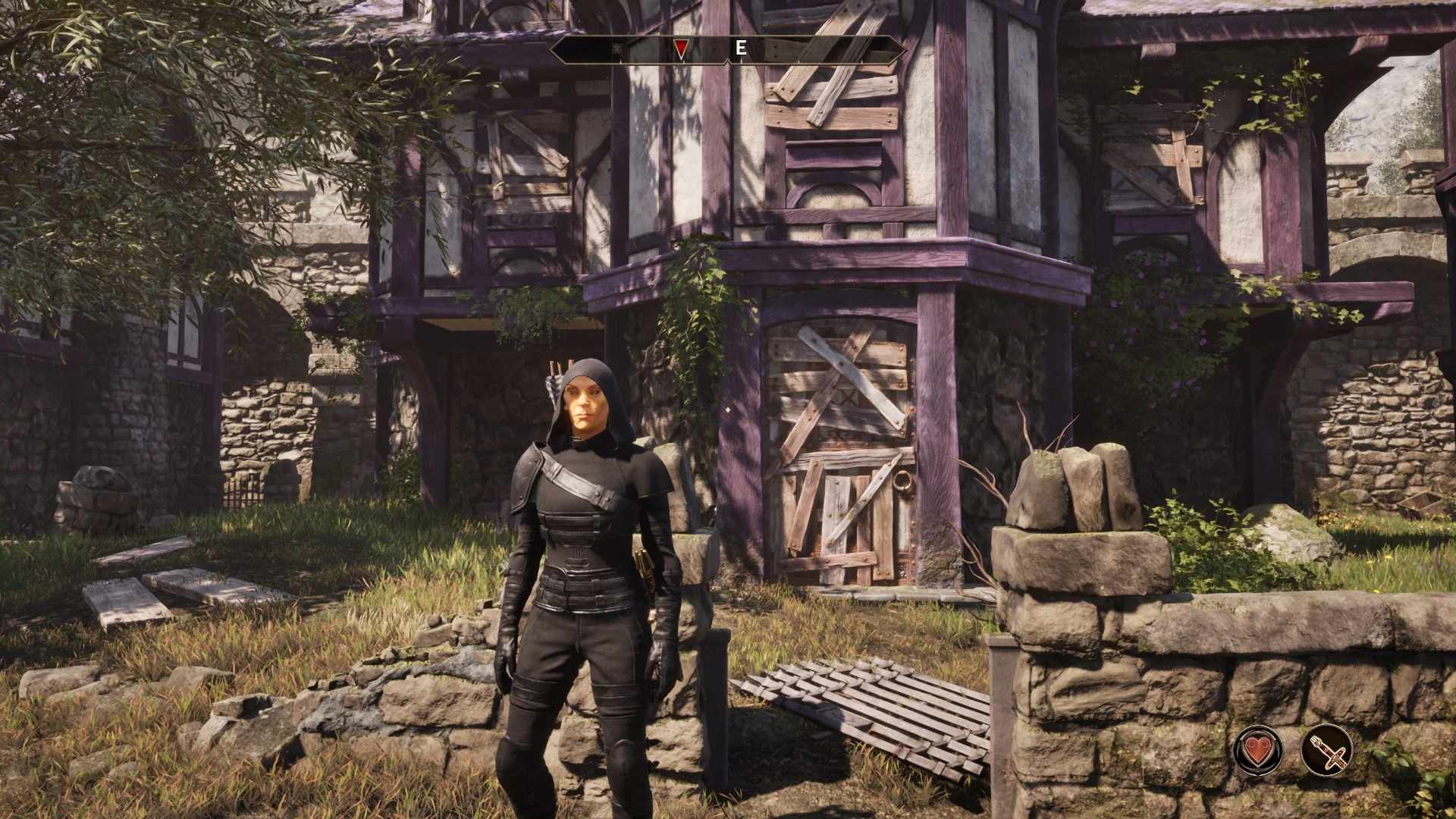 Dark as Night Shrouded Armor  