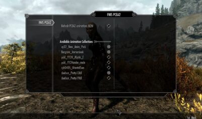 FNIS PCEA2 SE — Эксклюзивные анимации для игрока (Skyrim Special Edition)