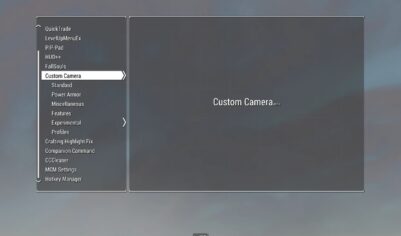 Custom Camera для Fallout 4