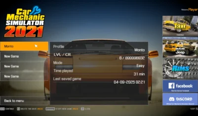 Мод для Car Mechanic Simulator 2021: Управляйте деньгами, навыками и опытом