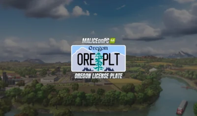 FS25 Oregon License Plate: Аутентичные номера для американских карт
