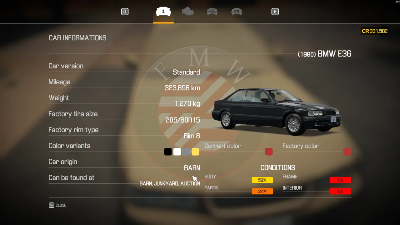 Мод BMW Names Proper