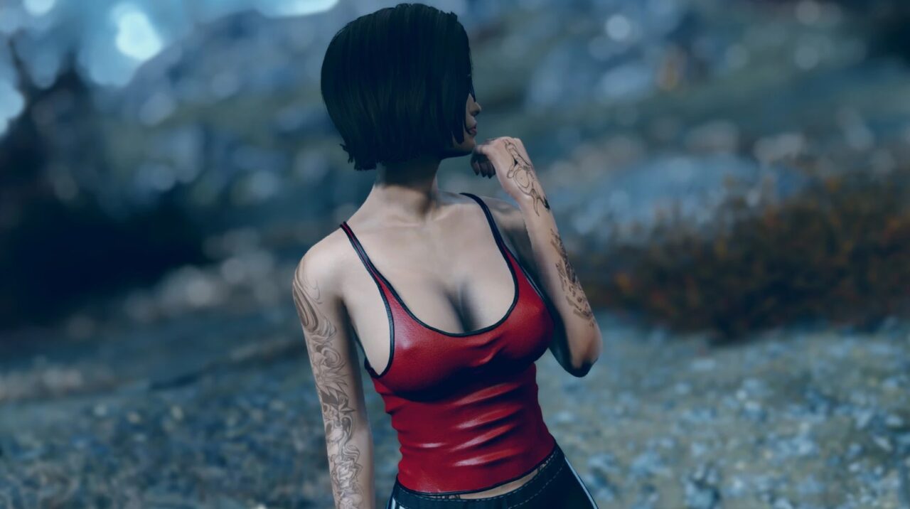 Мод для Fallout 4: Стильные топы с поддержкой CBBE и BodySlide