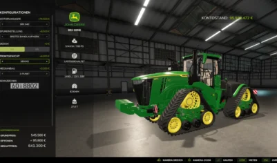 Улучшенный John Deere 9RX для FS25