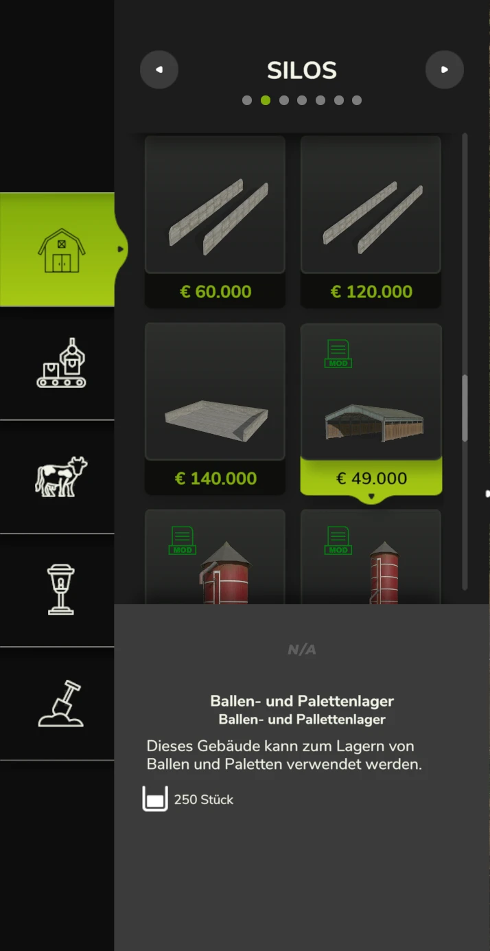 FIXED Bale and Pallet Storage