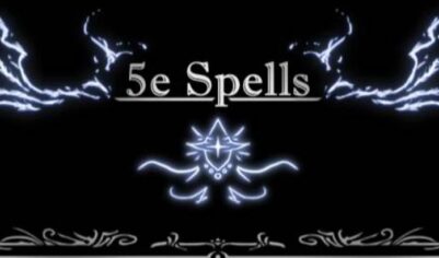 5e Spells