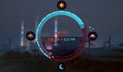 Cyberpunk 2077 Immersive Timeskip