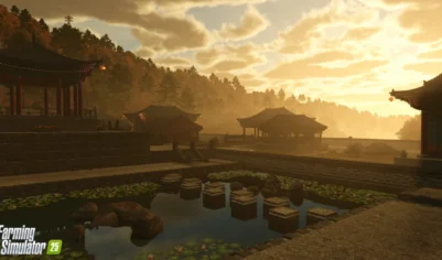 Стартовый сейв с 5 000 000£ на карте Hutan Pantai в Farming Simulator 25